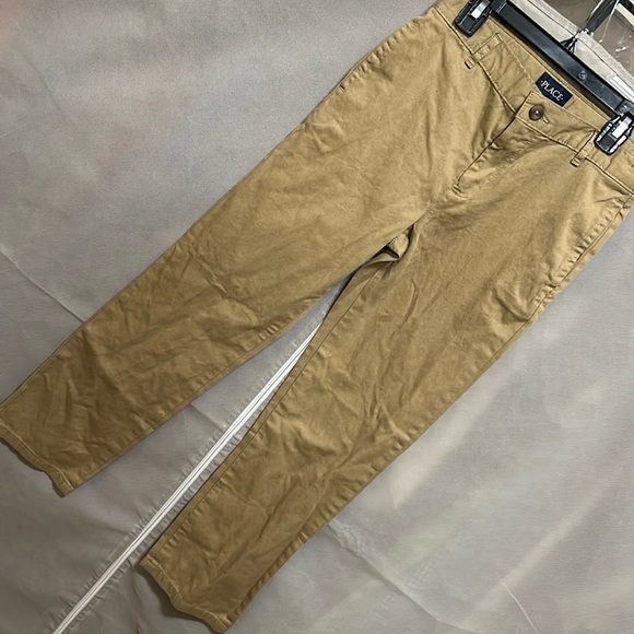 Children’s Place boys khaki pants - Picture 1 of 3